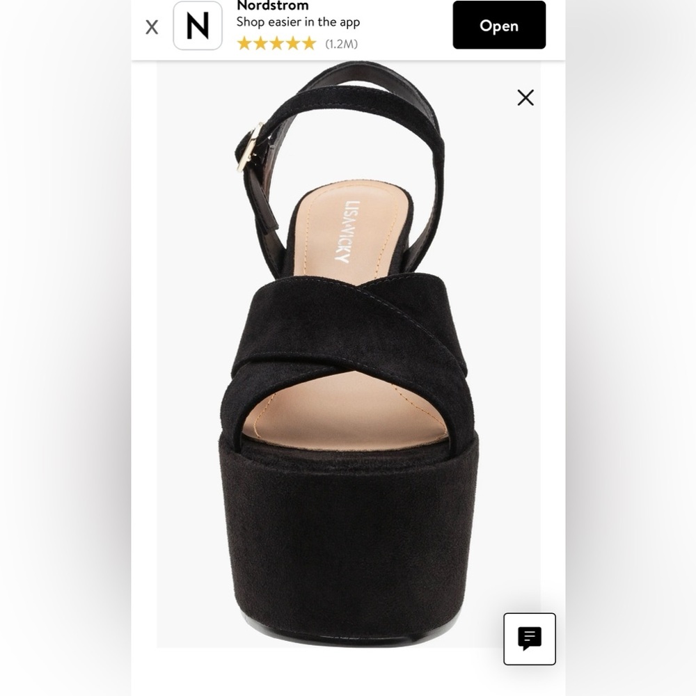 NIB! Lisa Vicky | Jam Platform Sandal (Women) Retail $149 - Picture 7 of 11